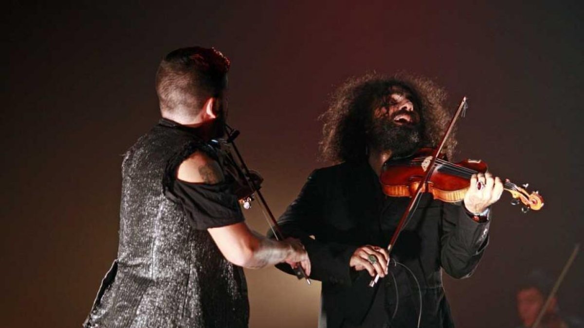 Ara Malikian durante su actuación del pasado jueves en el Otoño Musical Soriano-Mario Tejedor