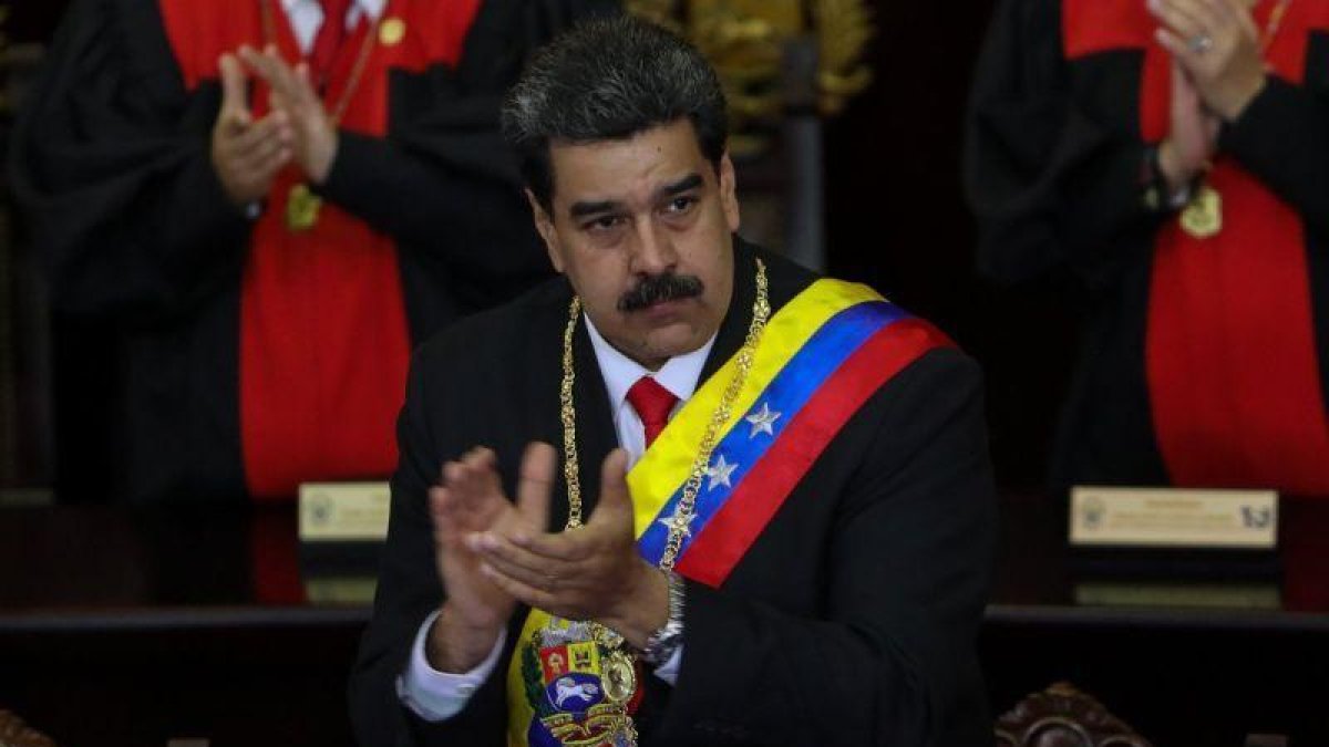 Nicolas Maduro asiste a la ceremonia de apertura al año judicial en Caracas Venezuela.-EFE Cristian Hernandez / EFE