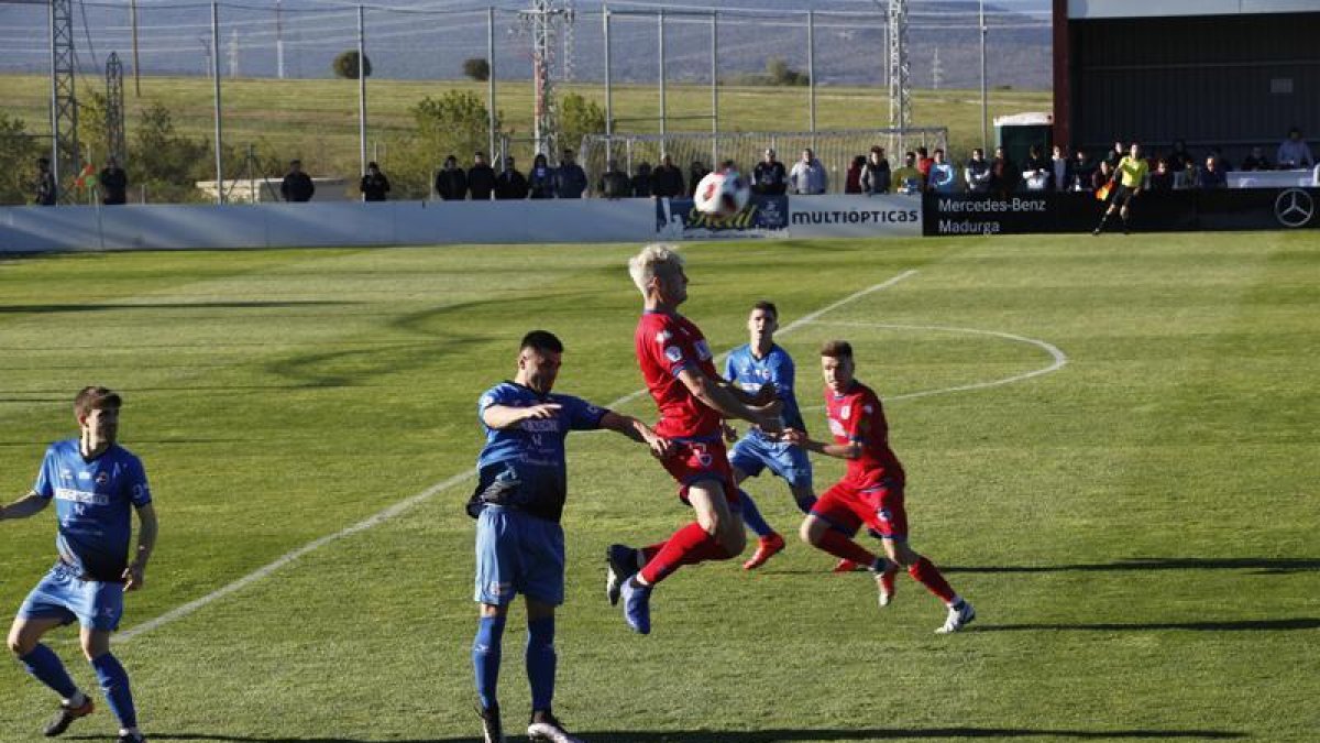 El Numancia B recibirá el fin de semana al Cádiz B en la segunda ronda de la promoción de ascenso.-MARIO TEJEDOR