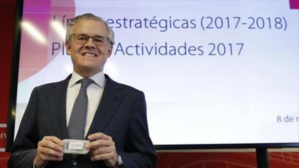 El presidente de la CNMV, Sebastián Albella.-EFE