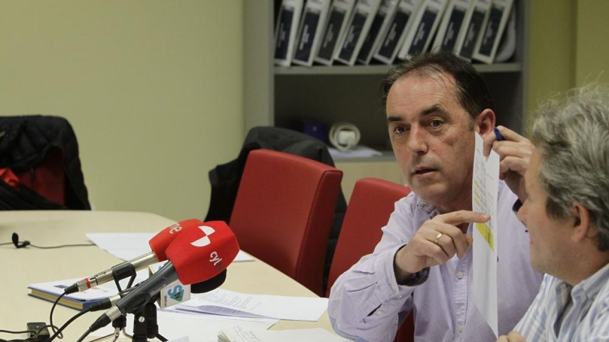 Rueda de prensa del alcalde de Golmayo-Luis Ángel Tejedor