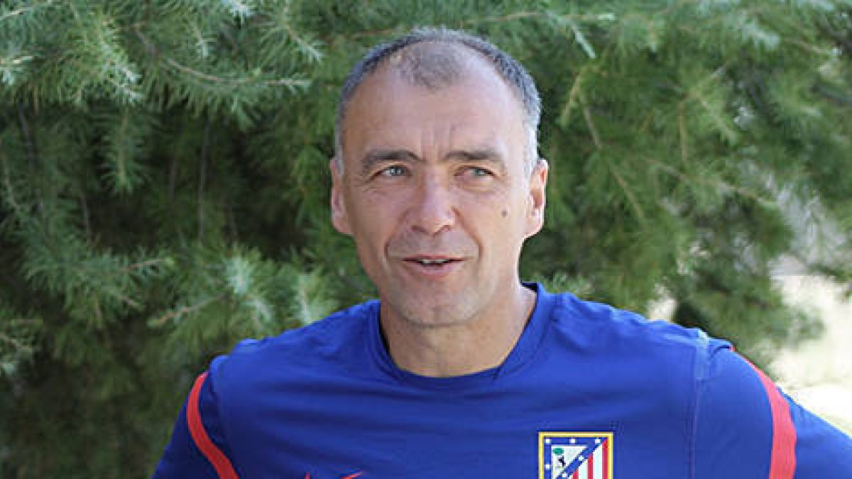 El ex jugador del Atlético de Madrid, Milinko Pantic. -