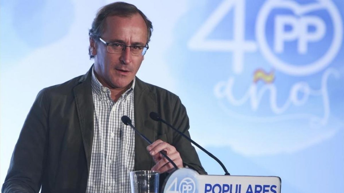El presidente del PP vasco, Alfonso Alonso, en una imagen de archivo.-/ JAVIER ETXEZARRETA / EFE