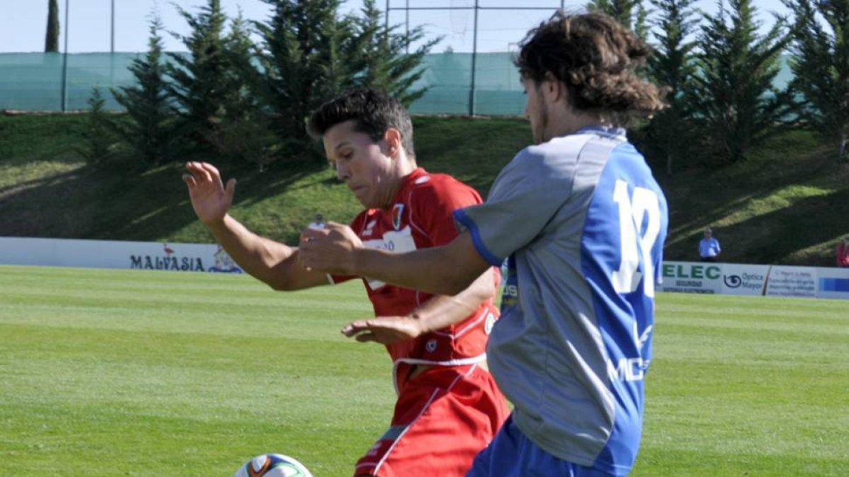 El Numancia B empató a dos en Bembibre.-DIEGO MAYOR