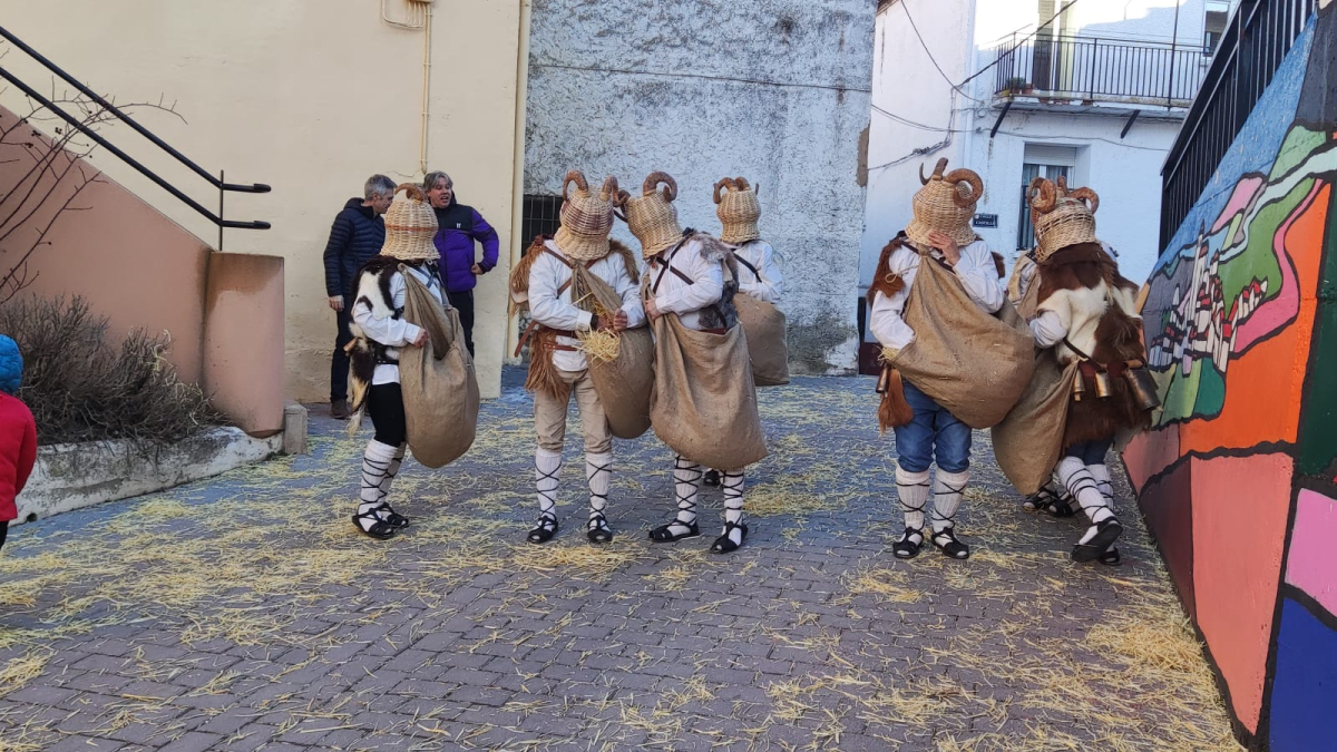 Fiesta de los Zarrones de Borobia, localidad que presume del carnaval más antiguo de Soria. HDS