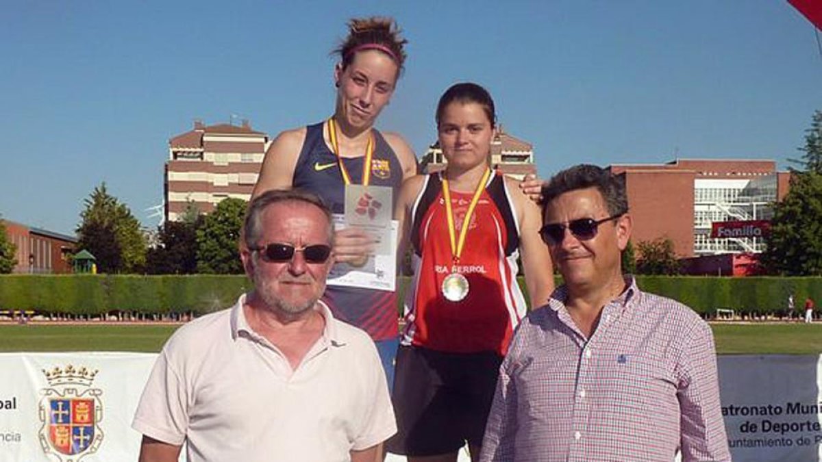 Carla Franch en lo más alto del podio del regional.-