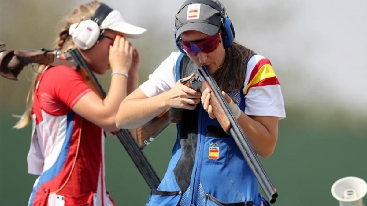 Fátima Gálvez, en un momento de su participación, este domingo.-EFE / LEONARDO MUÑOZ