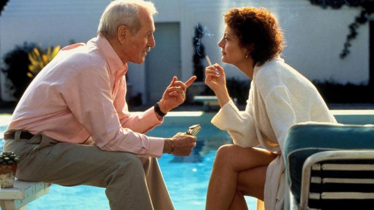 Paul Newman y Susan Sarandon, en una escena de Al caer el sol.-/ PERIODICO