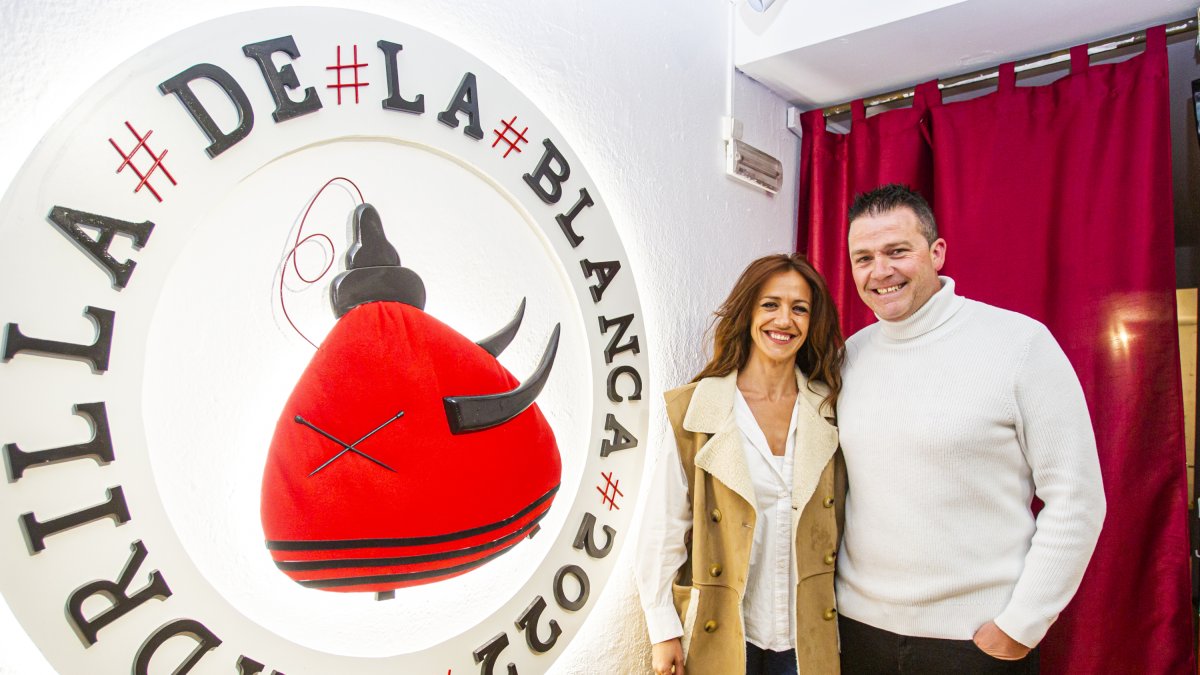 Los Jurados de la Blanca, pregoneros de las Fiestas de San Juan 2022. MARIO TEJEDOR