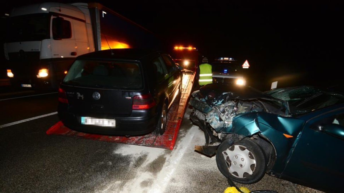 Accidente de tráfico ocurrido este año en la provincia.-ÁLVARO MARTÍNEZ