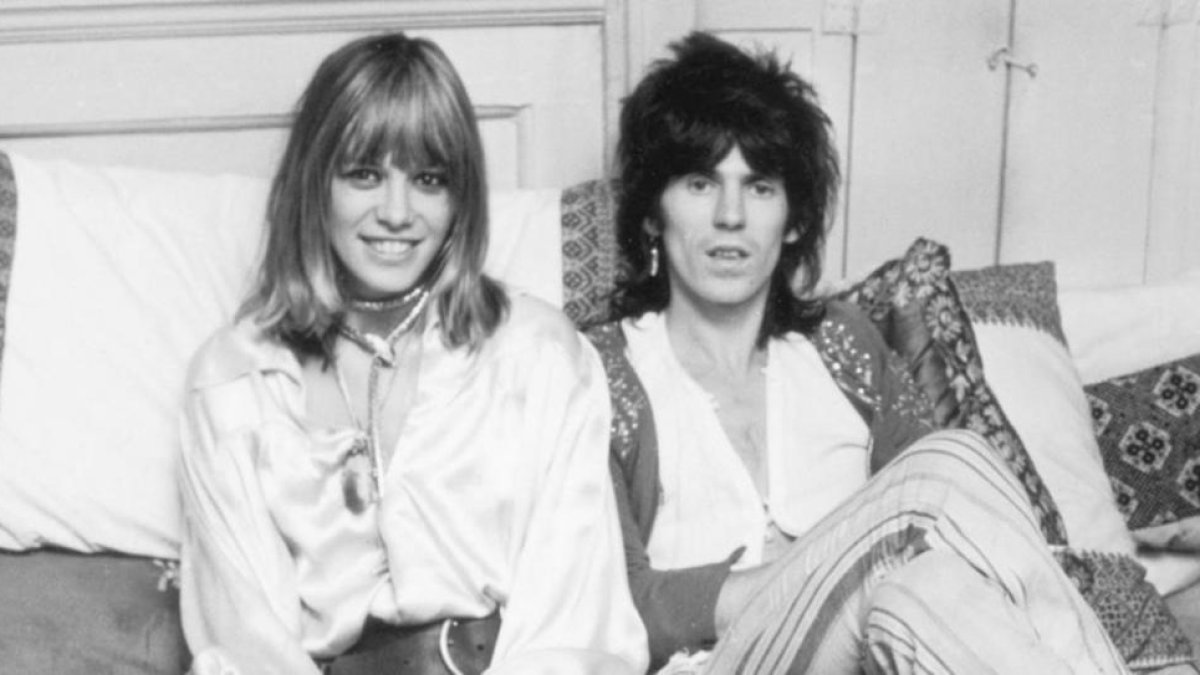 Anita Pallenberg y Keith Richars, en una foto de archivo.-ARCHIVO