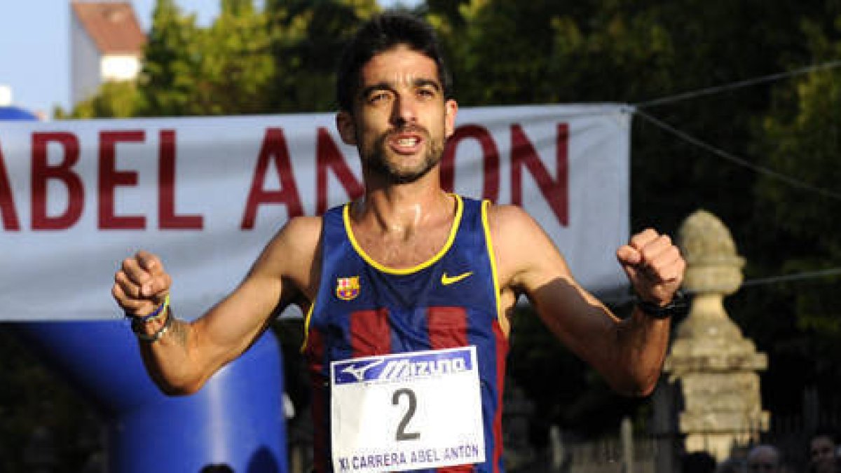 Nacho Cáceres durante una prueba celebrada en Soria. / ÚRSULA SIERRA-