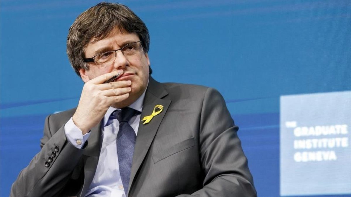 El expresident Carles Puigdemont, en una imagen de archivo.-/ SALVATORE DI NOLFI (AP)