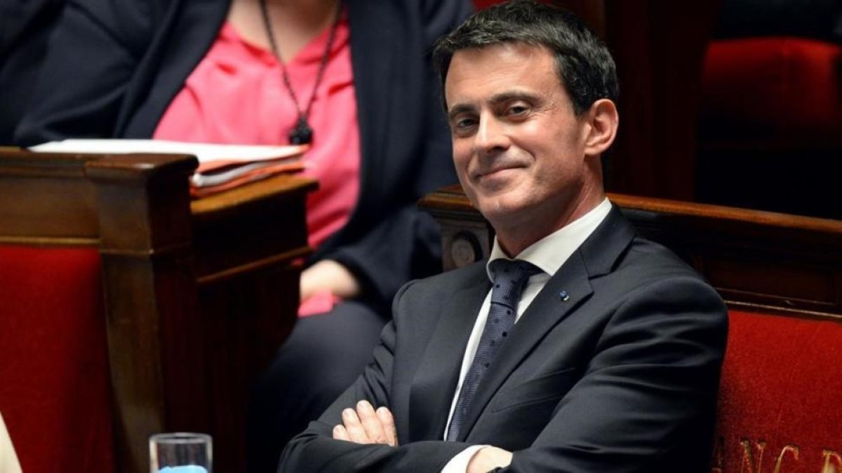 Manuel Valls, durante una sesión en la Asamblea de París-AFP / BERTRAND GUAY
