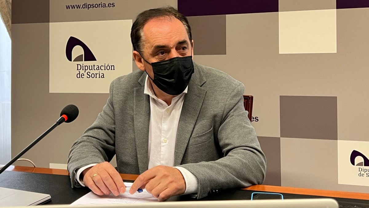 Benito Serrano, presidente de la Diputación y jefe de filas del PP de Soria.-HDS