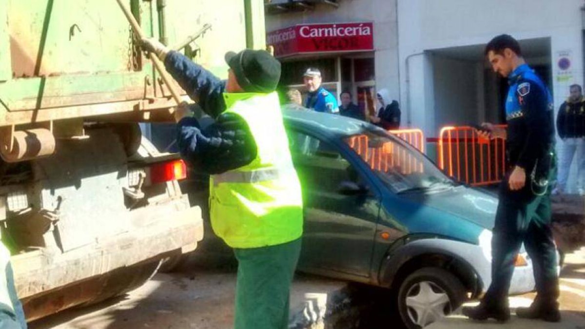 Imagen del accidente.-CEDIDA