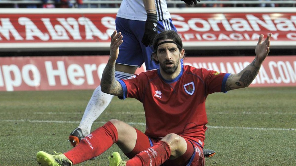 El Numancia necesita volver a ganar después de no sumar en las últimas dos jornadas.-Valentín Guisande