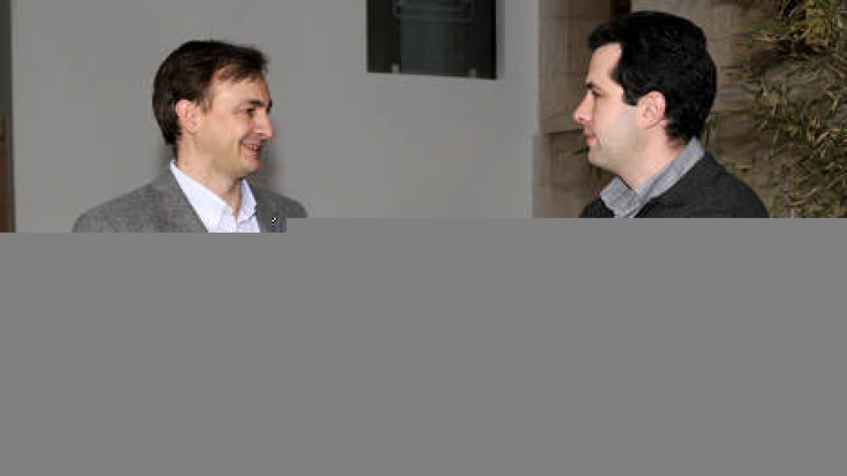 Luis Bonilla junto a José Antonio Leal. / V.G.-