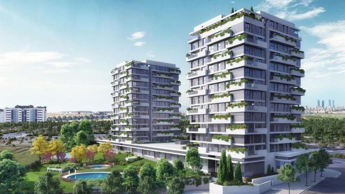 Promoción de Habitat Inmobiliaria en Valdebebas, Madrid.-EL PERIÓDICO