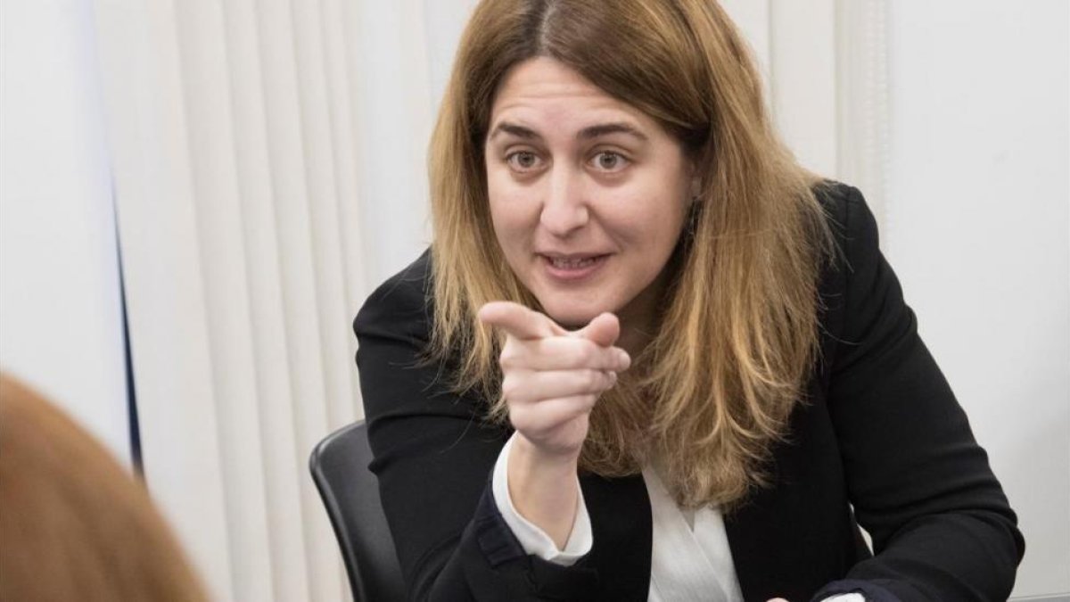 La coordinadora general del PDECat, Marta Pascal, en una imagen del pasado enero.-PERIODICO (EFE / MARTA PÉREZ)