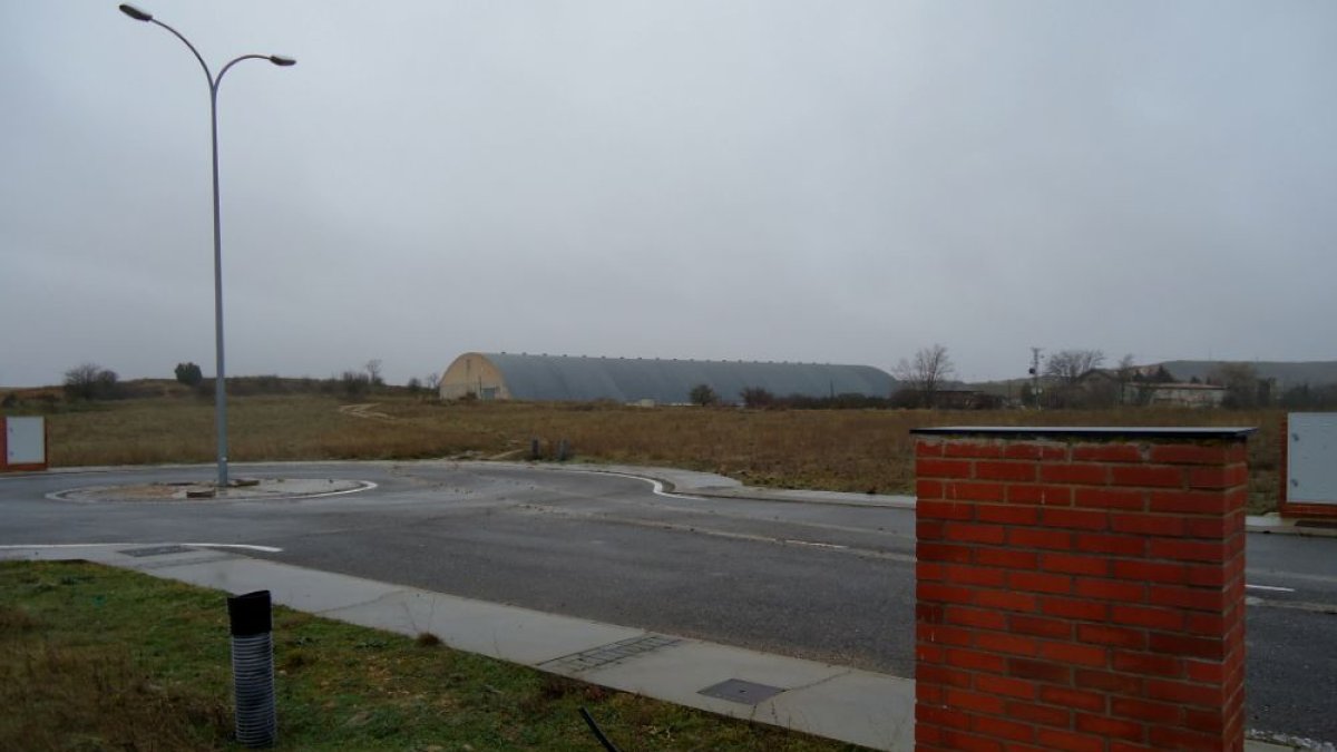 Ubicación de las parcelas del polígono de Almazán donde se instalará la empresa agroalimentaria.-HDS