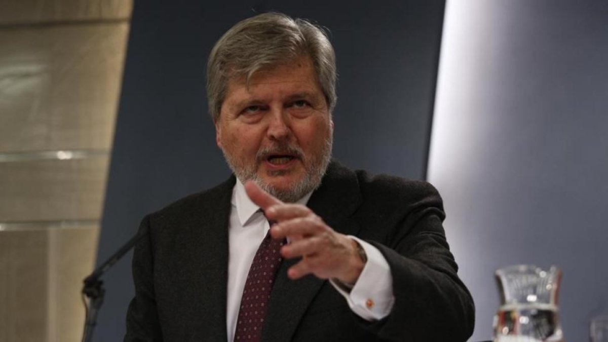 El ministro de Educación y nuevo portavoz del Gobierno, Íñigo Méndez de Vigo.-DAVID CASTRO