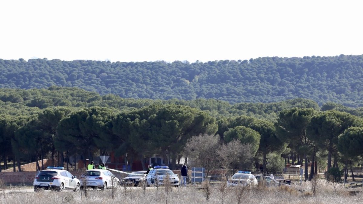 Labores de búsqueda Traspinedo, Valladolid, en el caso de Esther López. LETICIA PÉREZ-ICAL