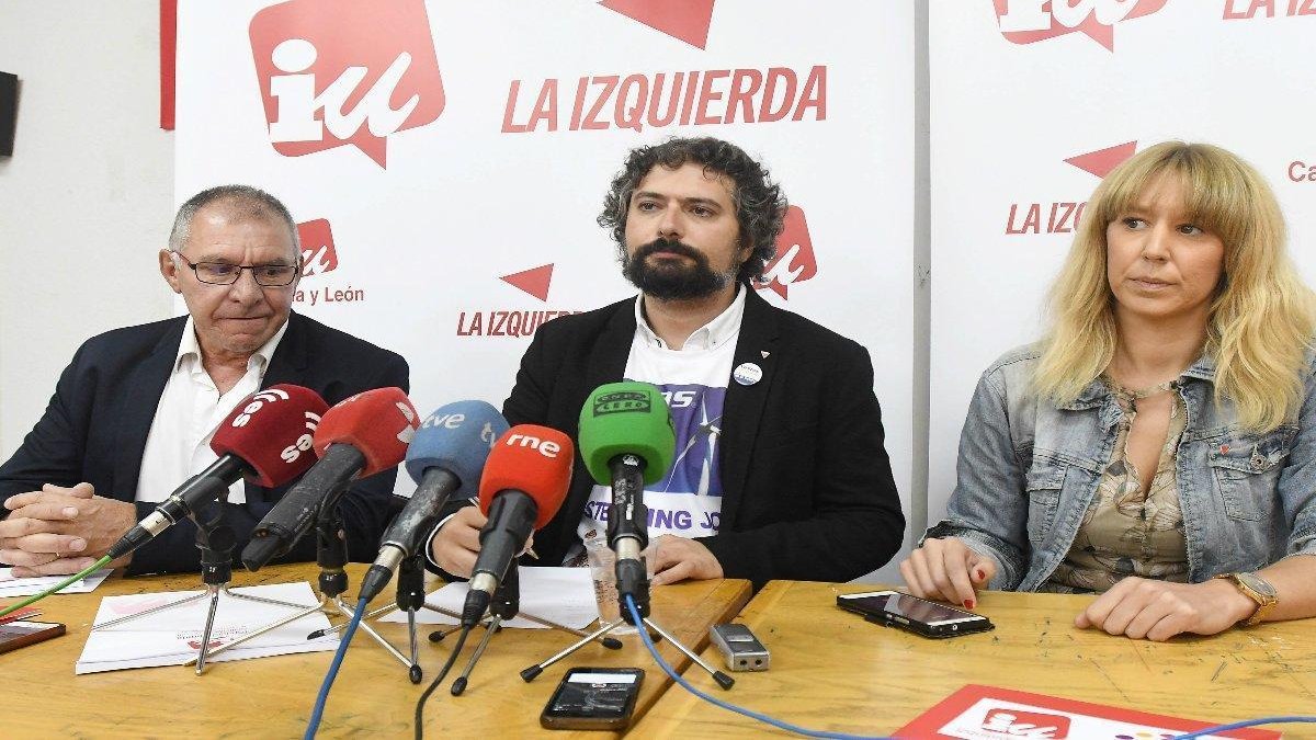 Rueda de prensa sobre las conclusiones del proyecto de Vesta de CCOO e IU en León-CASARES (EFE)
