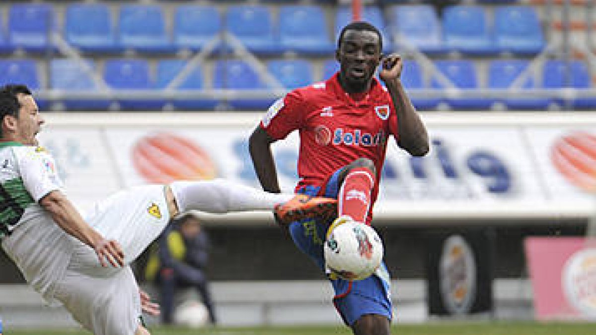 Sunny en el encuentro ante el Elche. / V. Guisande-