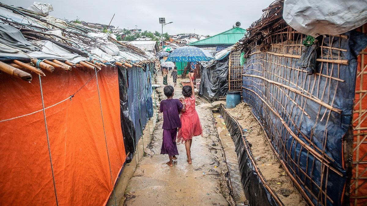 Niños rohinyás en Bangladés.-RICARD GARCIA VILANOVA