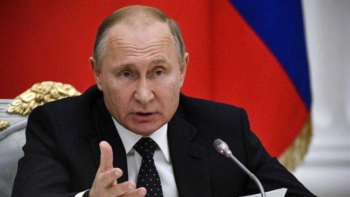 El presidente ruso Vladímir Putin.-EFE / ALEXANDER NEMENOV