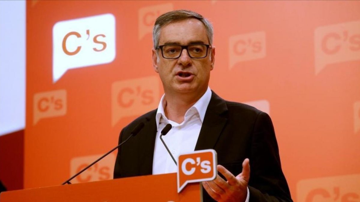 José Manuel Villegas, el pasado 26 de junio en la sede de Ciudadanos.-DAVID CASTRO