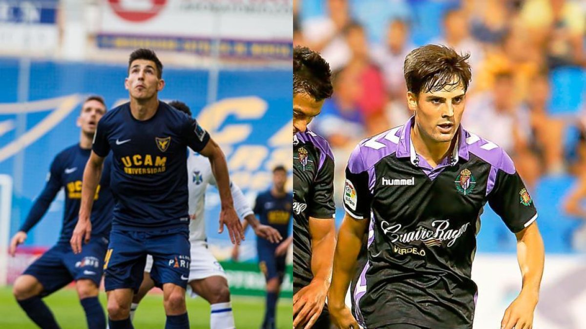 El Numancia confirmaba ayer las cesiones de Pere Milla y de Markel Etxeberria.-Ucam Murcia / El Mundo Valladolid