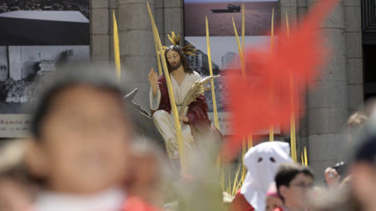 Imagen  de la Cofradía de la Entrada de Jesús en Jerusalén. / ÚRSULA SIERRA-