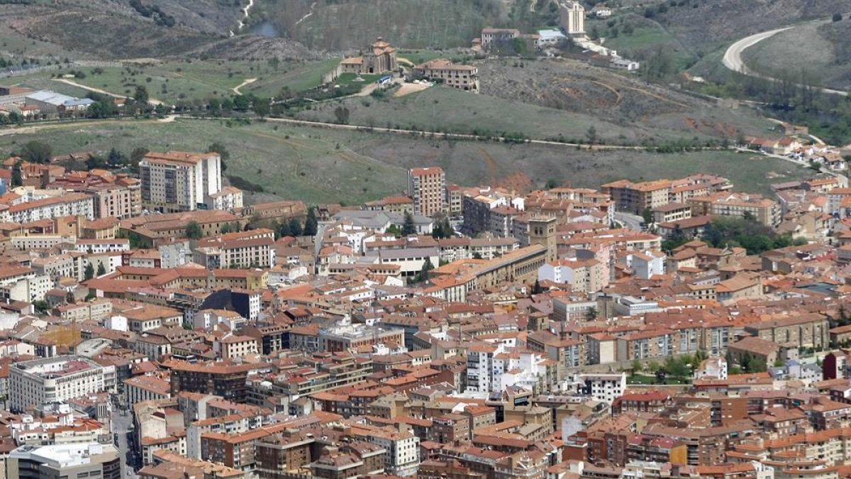 Vista aérea del núcleo de la capital.-HDS