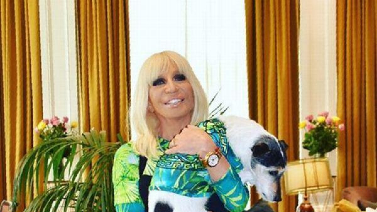 Donatella Versace.-INSTAGRAM