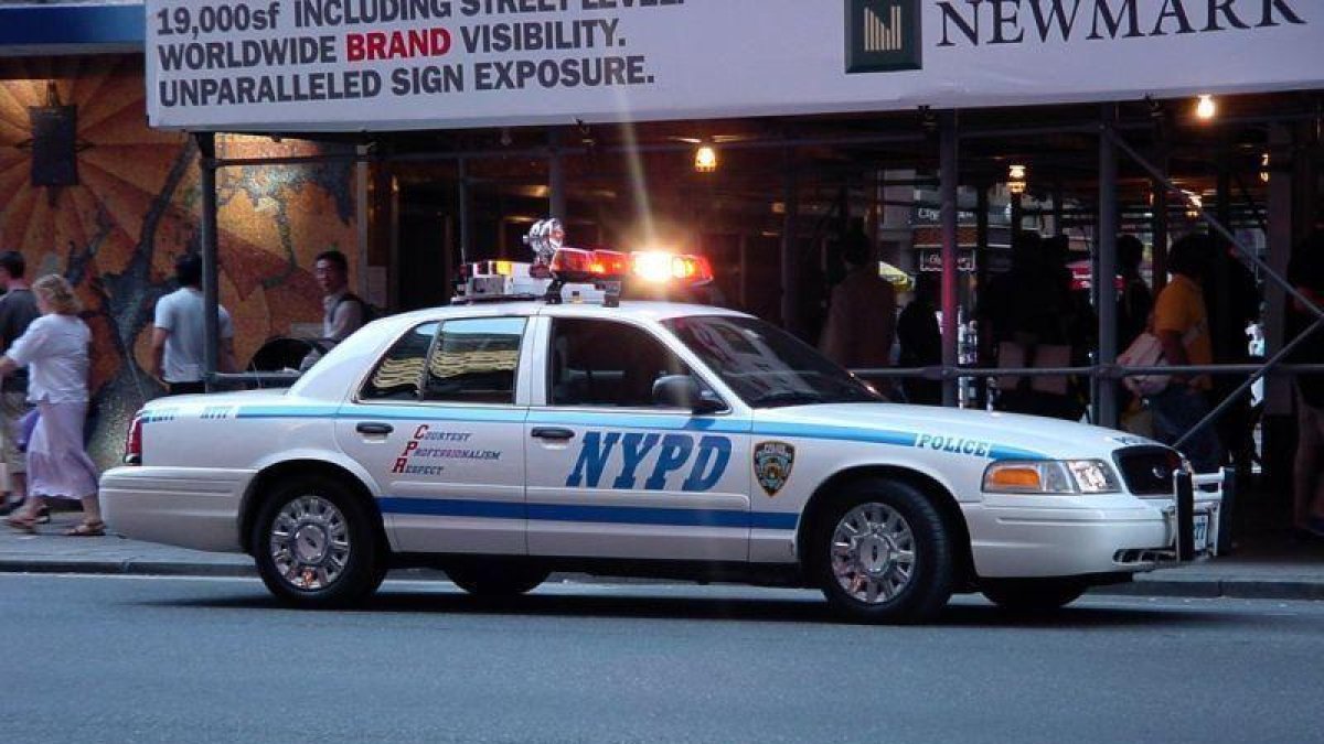 Un coche de la Policía de Nueva York.-