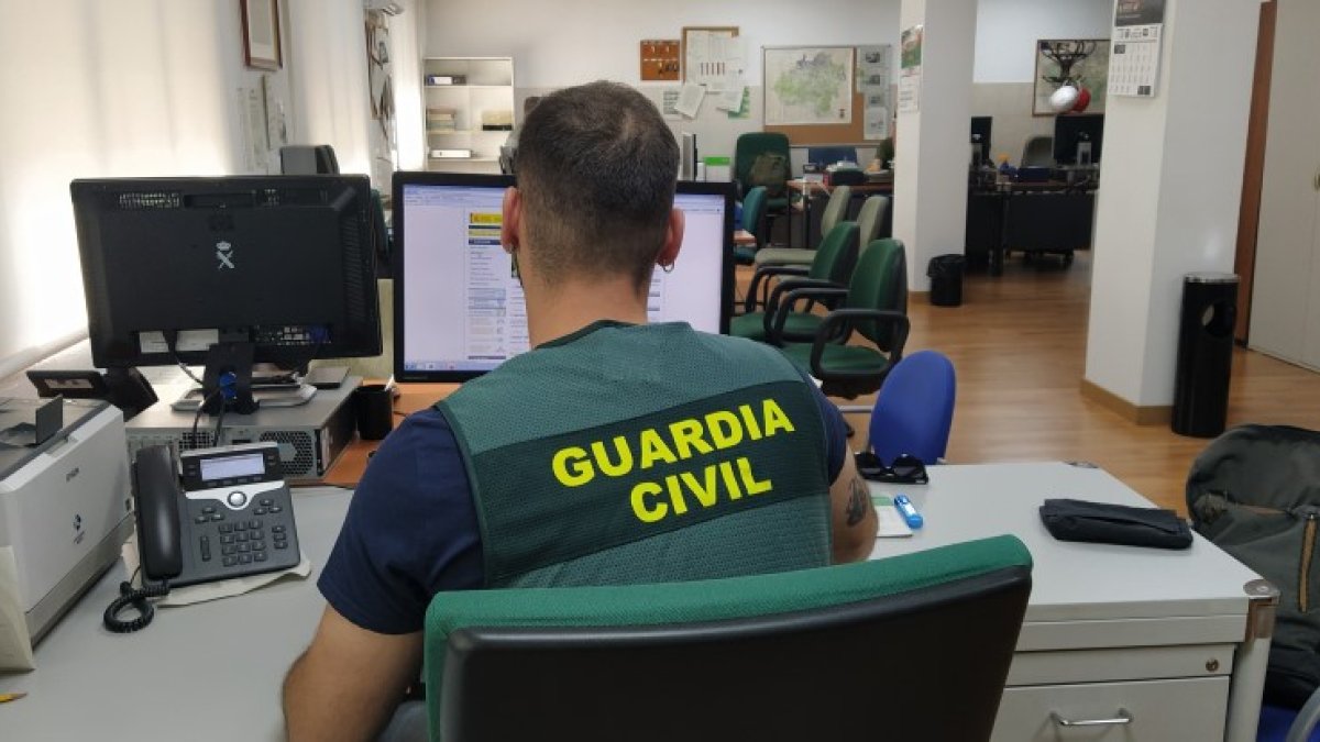 Un agente de la Guardia Civil. HDS