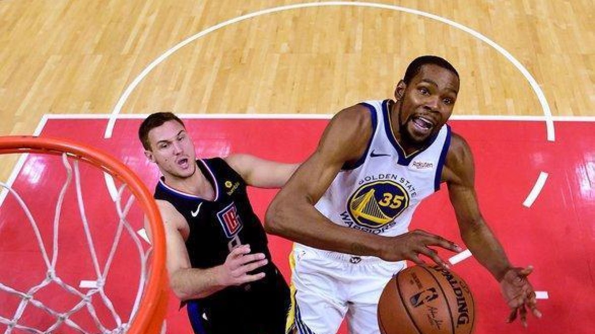 El alero estrella de los Warriors consiguió por quinto partido consecutivo al menos 30 puntos.-GETTY IMAGES NORTH AMERICA