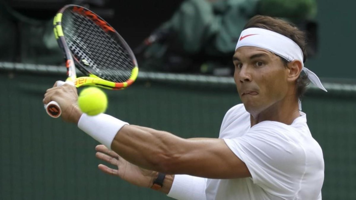 Nadal, en su partido ante De Miñaur-AP / KIRSTY WIGGLESWORTH