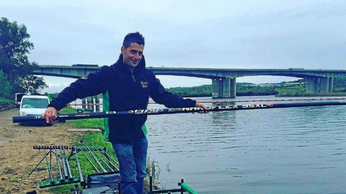 El zamorano José María Jambrina, pescador de Alto Nivel de Agua Dulce en Mérida.-LEONARDO DE LA FUENTE