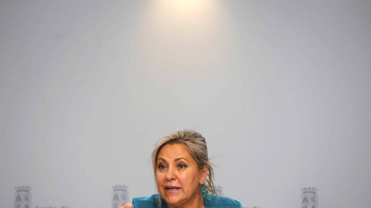 La vicepresidenta de la Junta de Castilla y León, Rosa Valdeón, comparece en rueda de prensa posterior al Consejo de Gobierno-Ical