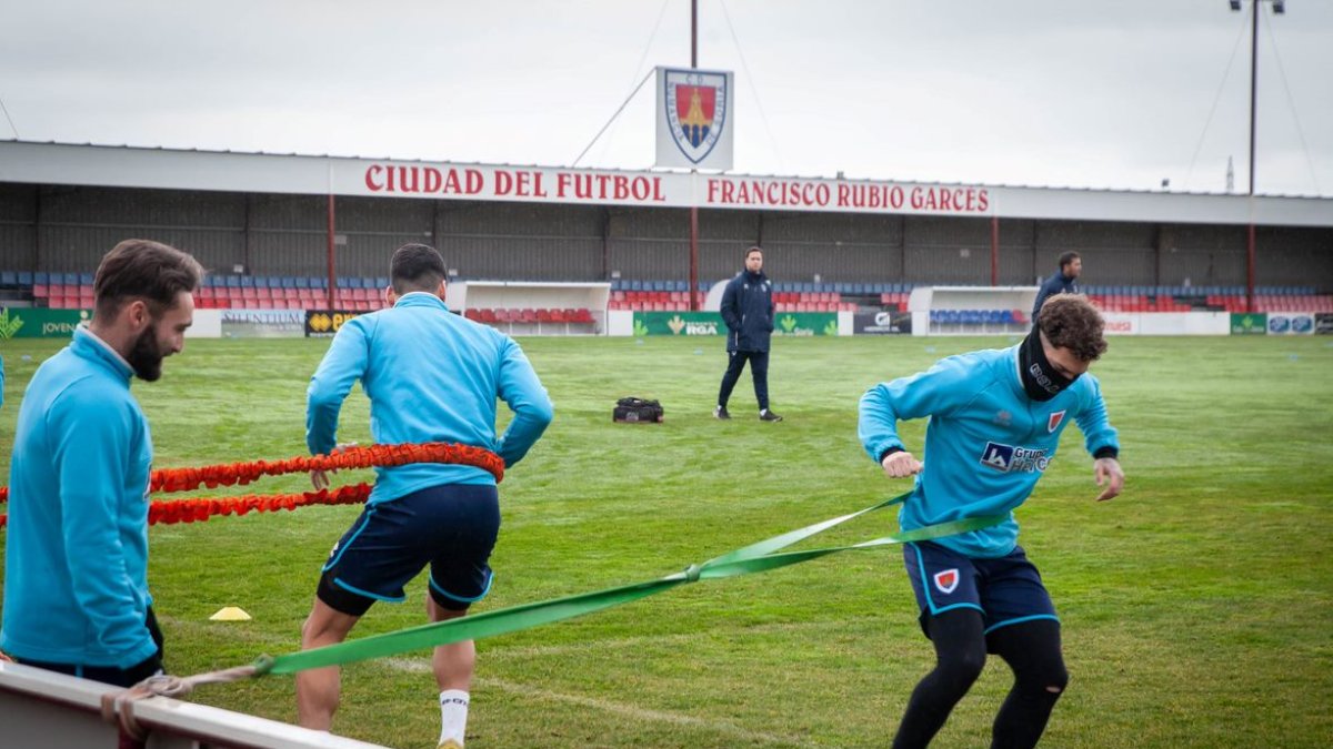 Sesión de entrenamiento en la ciudad deportiva. GONZALO MONTESEGURO