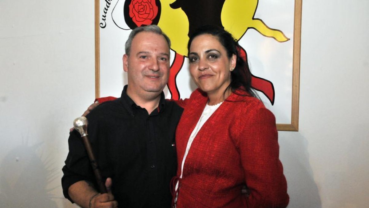 Carlos y Soraya, jurados de Santo Tomé, San Clemente y San Martín.-MARÍA FERRER