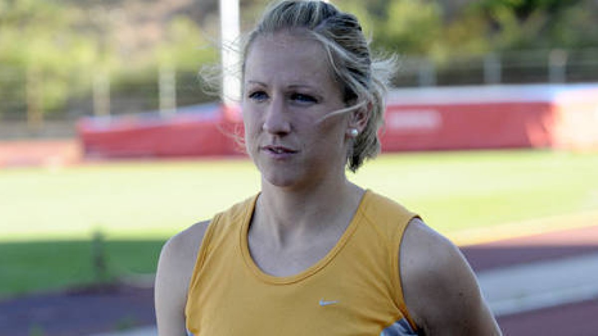 Estela Navascués compite mañana en Oslo. / F.S.-