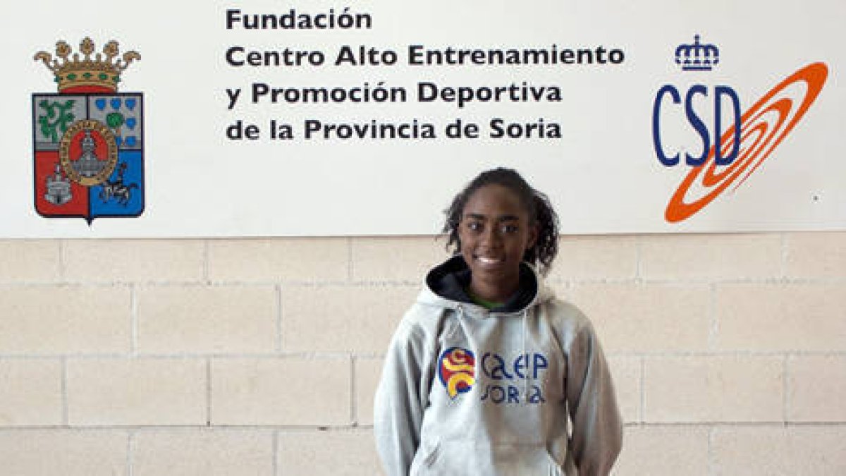 La soriana Brenda Mateo se encuentra en Bakú desde el pasado jueves. / CAEP SORIA-