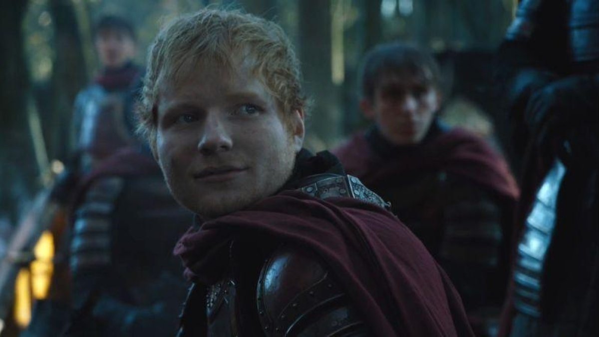 Ed Sheeran, en 'Juego de tronos'.-