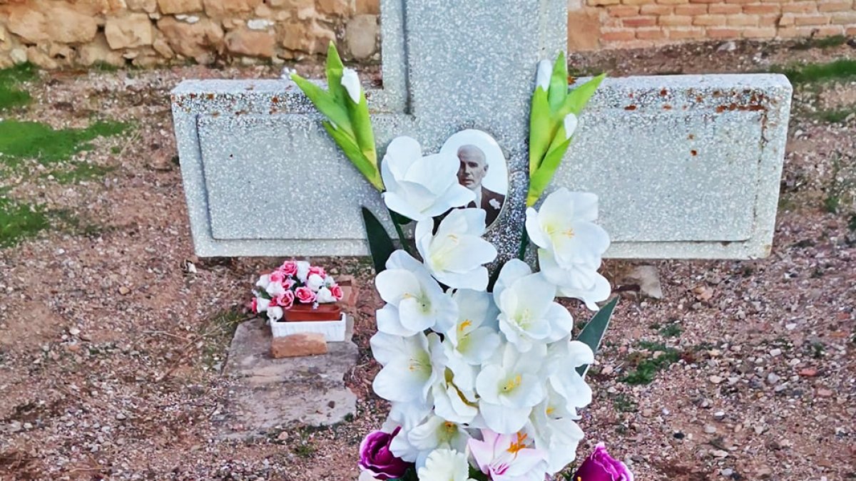 Lápida desaparecida en Santa María de Huerta