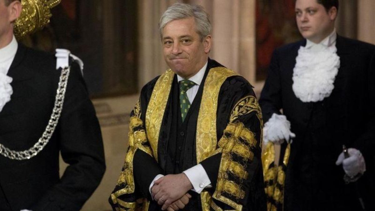 El presidente de la Cámara de los Comunes, John Bercow.-AP / MATT DUNHAM