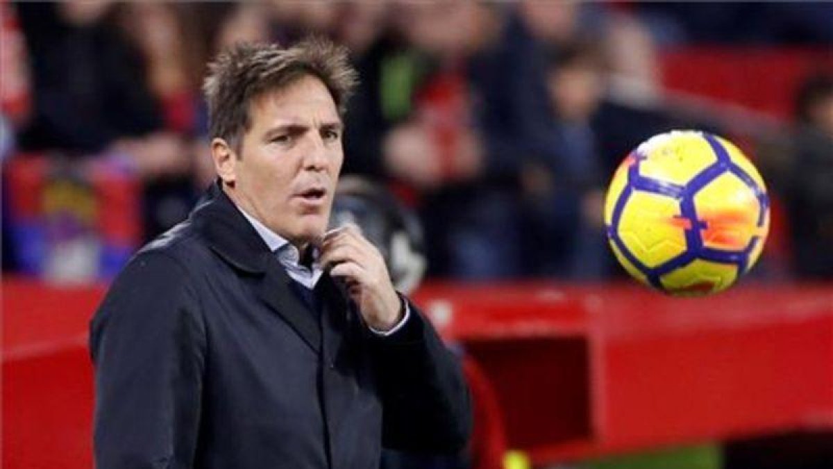 Eduardo Berizzo, en el Sánchez Pizjuán.-EFE